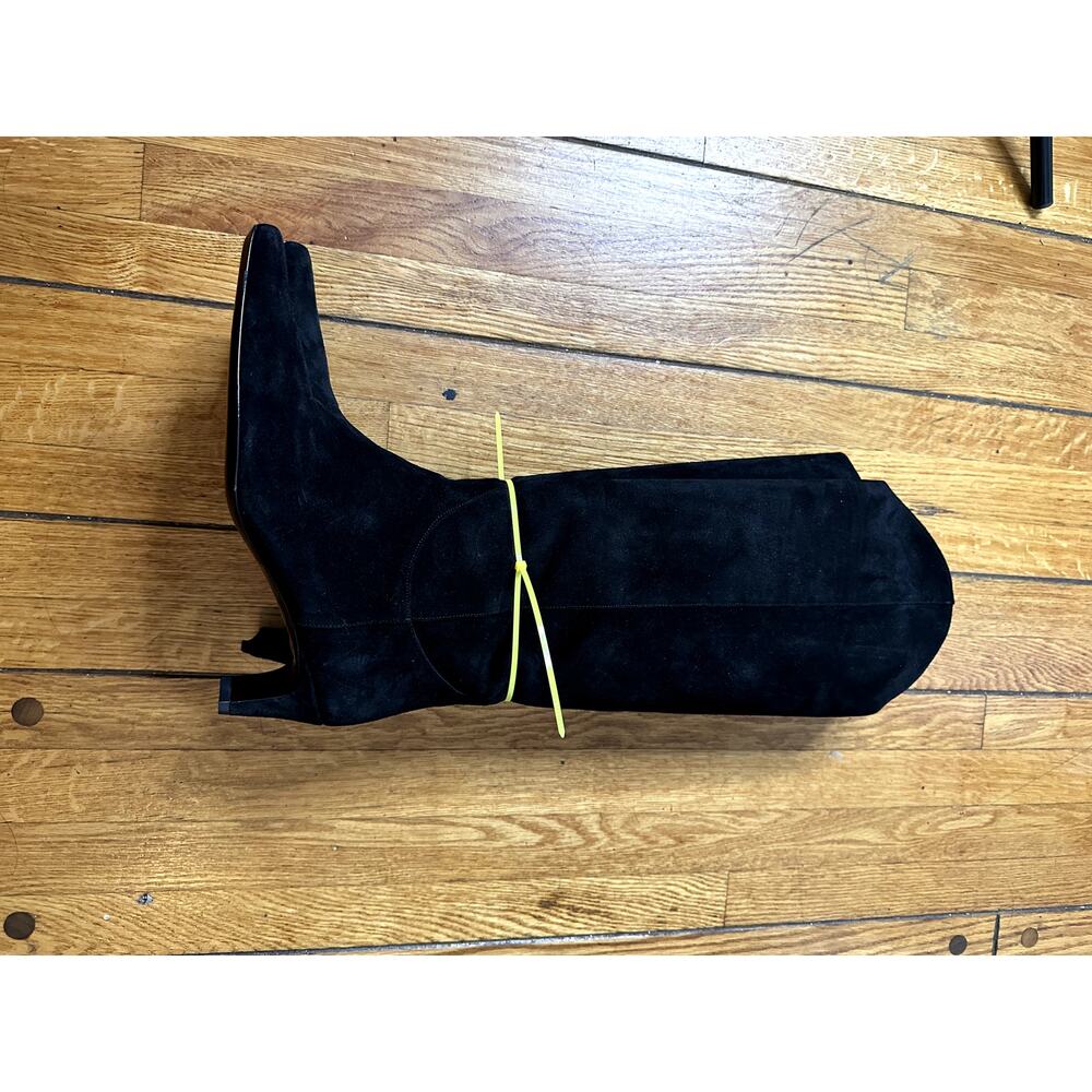STAUD Women's Wally Boots Suede in Black 39